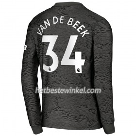 Manchester United Donny van de Beek 34 Voetbalshirts Uit 2020/21 - LS